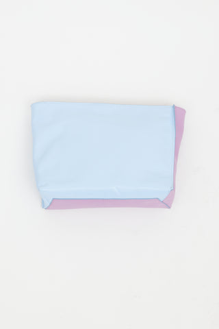 Marni Purple & Blue Leather Museo Pouch
