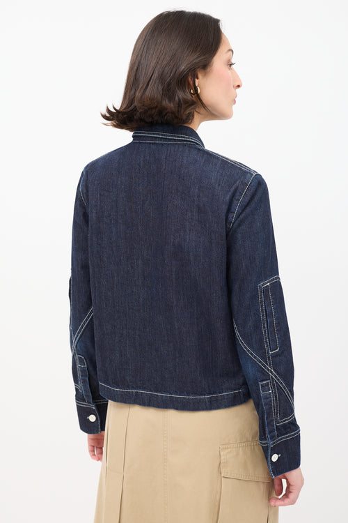 Marni Raw Denim Two Pocket Jacket