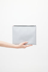 Marni Red & Grey Faux Leather Pouch