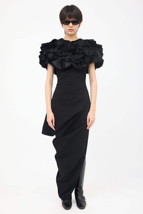 Marni Ruffled Fur Bolero