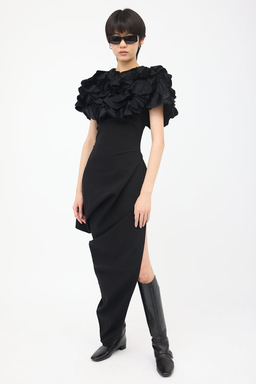 Marni Ruffled Fur Bolero