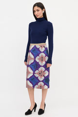 Marni SS 2009 Floral Midi Skirt