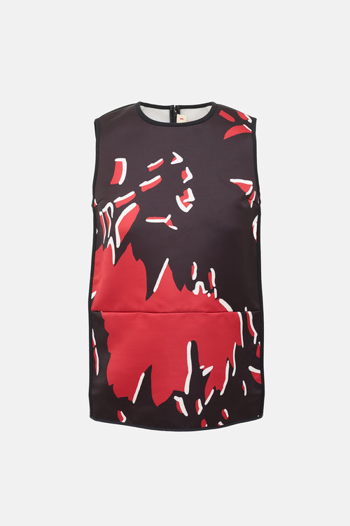 Marni Satin Printed Top