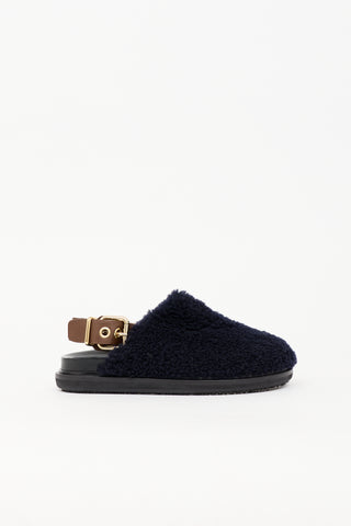 Marni Shearling Fussbett Mule