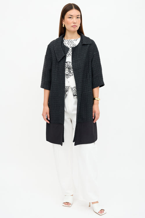 Marni Sheer & Woven Coat
