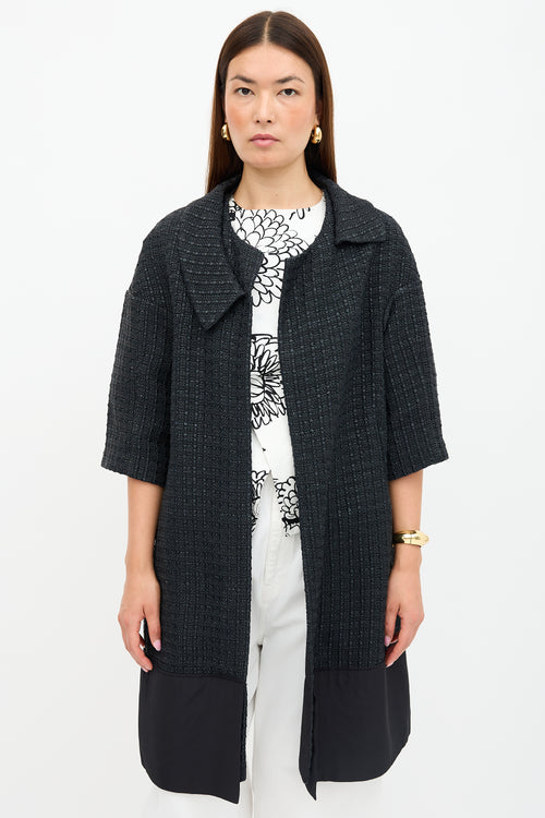 Marni Sheer & Woven Coat