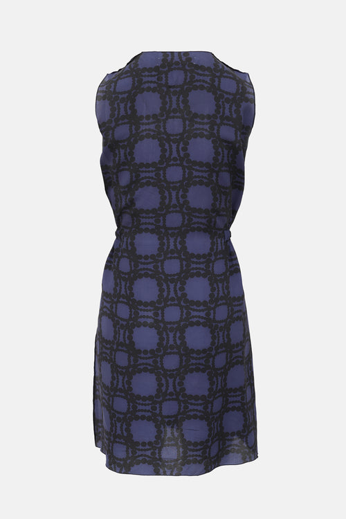 Marni Silk Printed Midi Dress