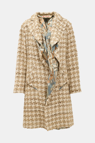Marni Silk Woven Coat