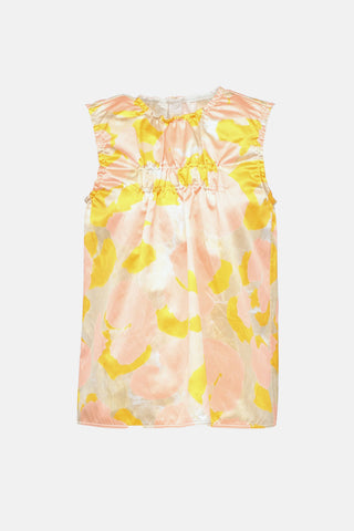 Marni 2021 Ruched Sleeveless Top