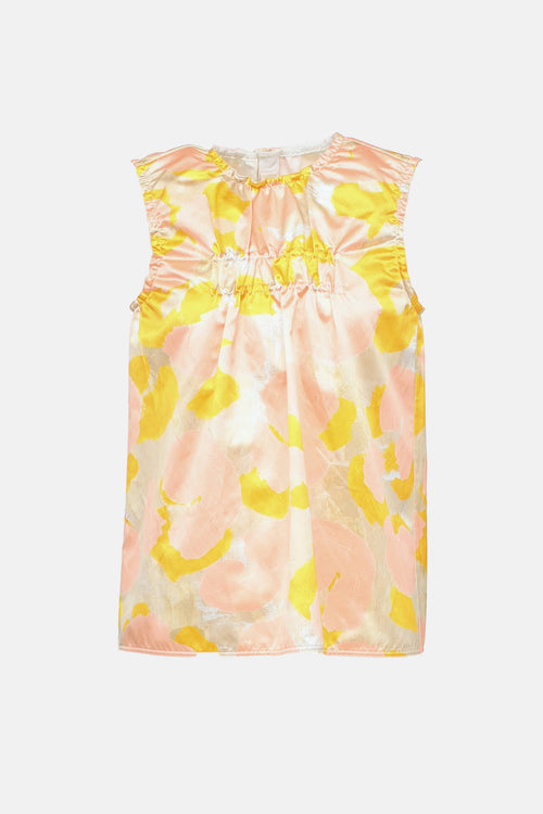 Marni 2021 Ruched Sleeveless Top