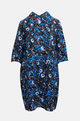 Marni Silk Crepe Floral Dress