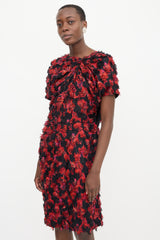 Marni Silk Jacquard Fil Coupé Dress