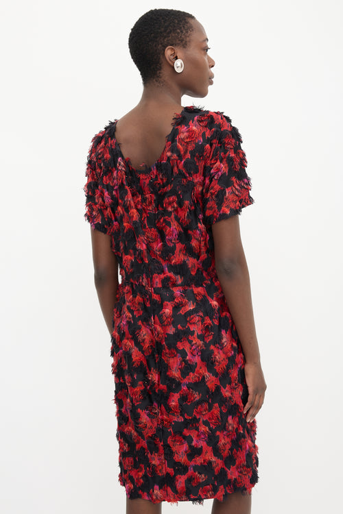 Marni Silk Jacquard Fil Coupé Dress