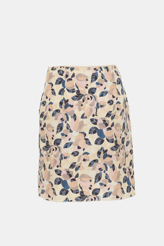 Marni Silk Printed Mini Skirt