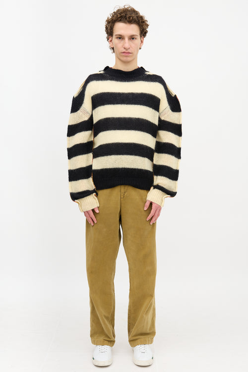 Marni Striped Half and Half Sweater