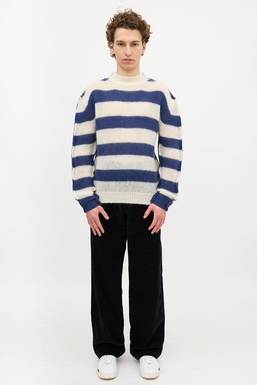 Marni Striped Half and Half Sweater