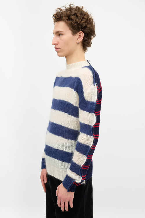 Marni Striped Half and Half Sweater