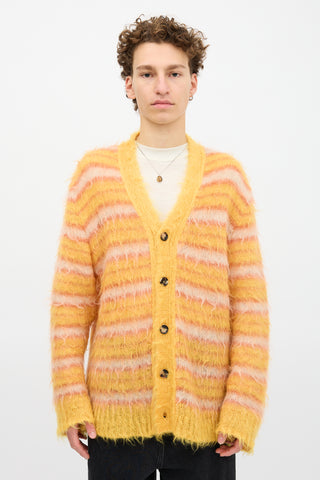 Marni Striped Mohair Cardigan