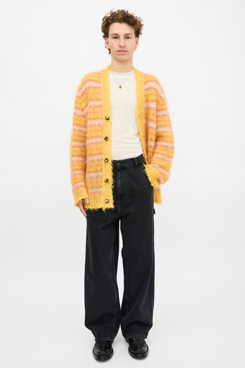 Marni Striped Mohair Cardigan