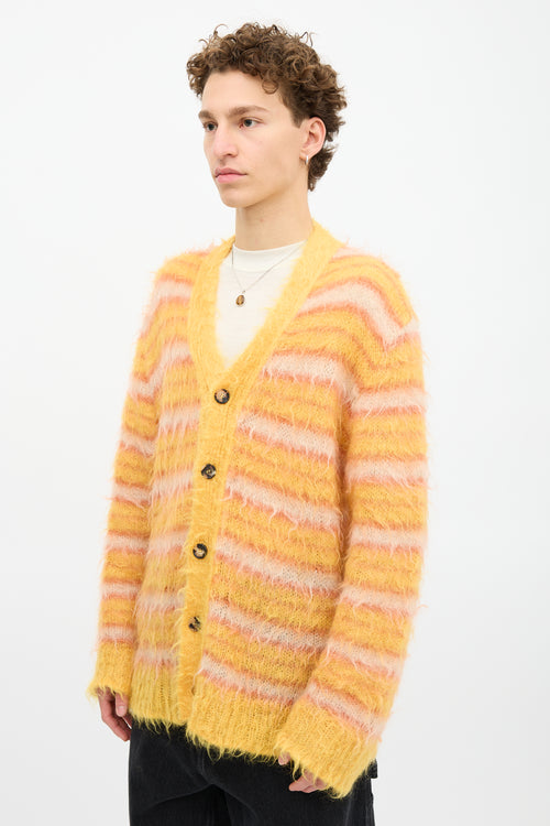 Marni Striped Mohair Cardigan