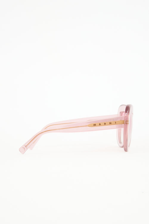 Marni Translucent Elephant Island Sunglasses