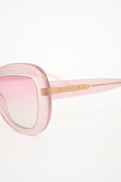 Marni Translucent Elephant Island Sunglasses