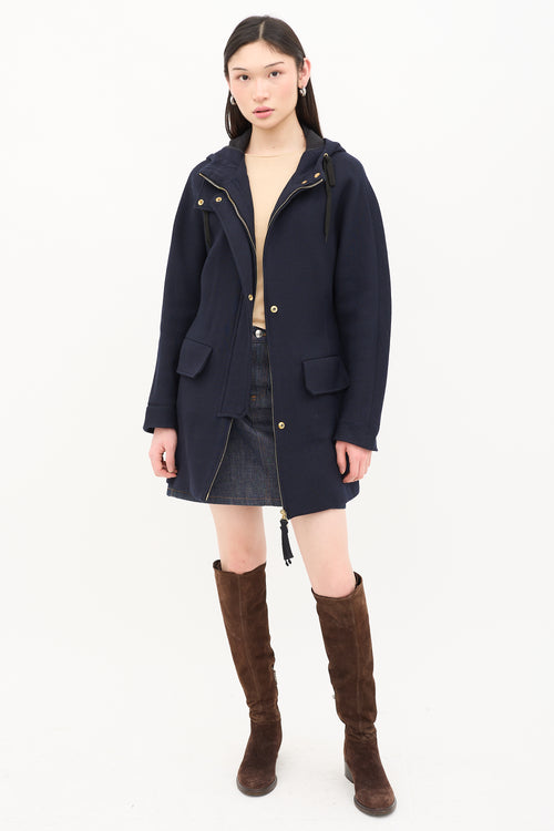 Marni Twill Hooded Parka