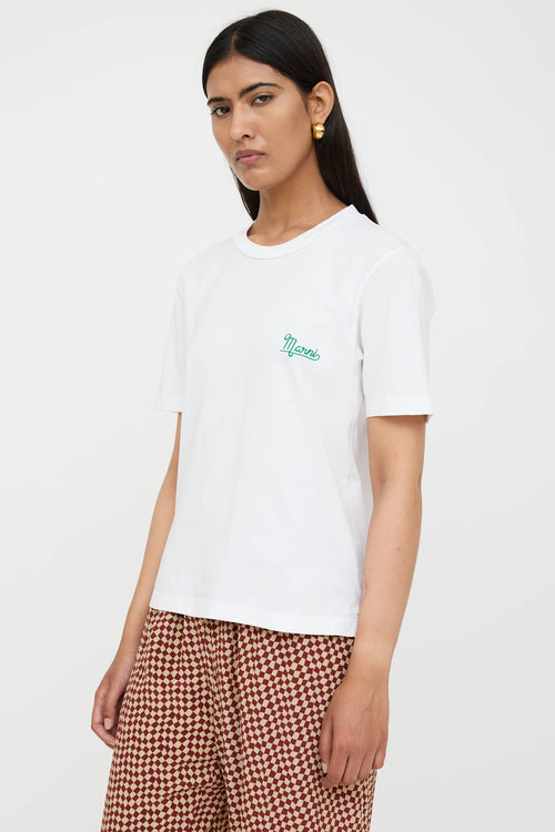 Marni Cotton Logo T-Shirt