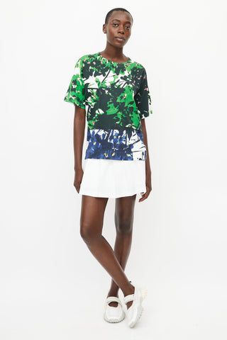 Marni White & Multicolour Print T-Shirt