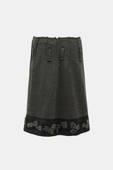 Marni Wool Beaded Hem Skirt