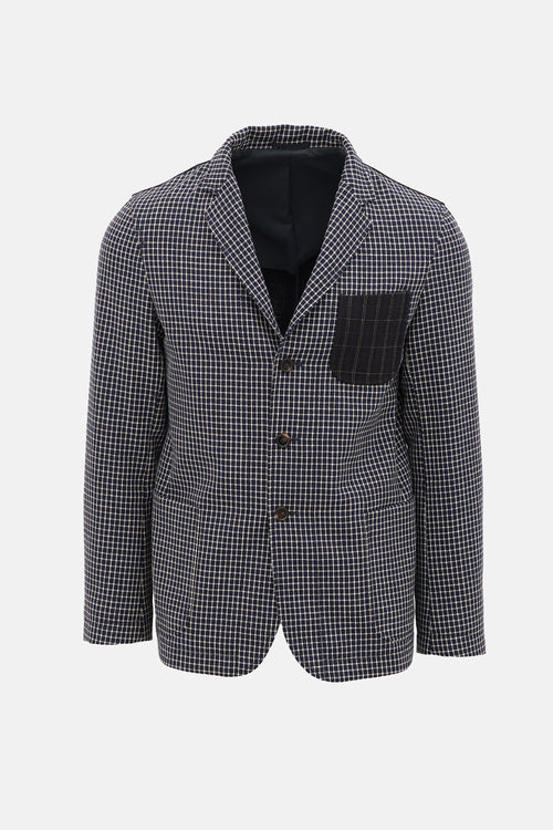 Marni Wool Multi-Check Blazer