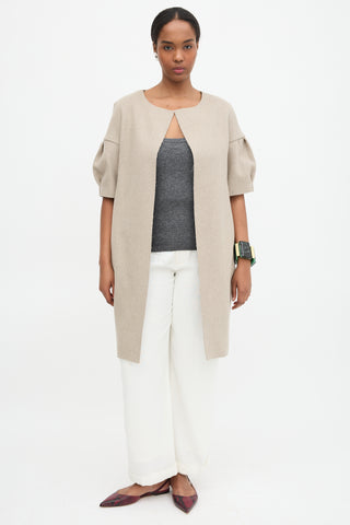 Marni Wool Tucked Sleeve Coat