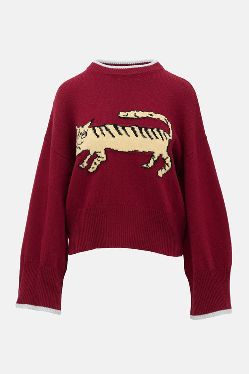 Marni Wool & Cashmere Intarsia Sweater