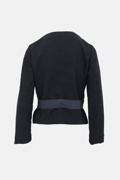 Marni Wool & Linen Patterned Jacket