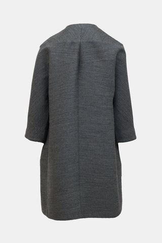 Marni Wool Collarless Coat