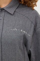 Marni Wool Logo Shirt Dress