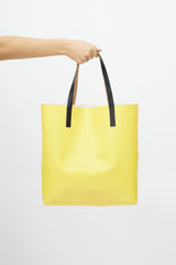 Marni Yellow & Multicolour Floral Tote