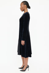 Marni 2023 Silk & Velvet Dress