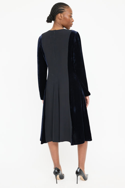 Marni 2024 Silk & Velvet Dress