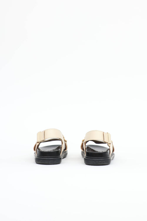 Marni Fussbett Crisscross Sandal