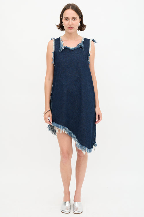 Marques Almeida Denim Sleeveless Dress