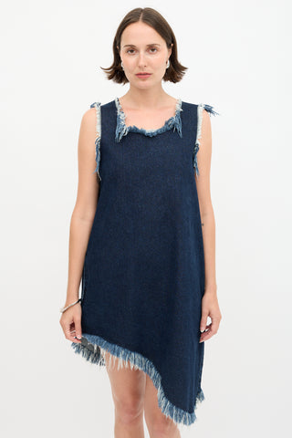 Marques Almeida Denim Sleeveless Dress