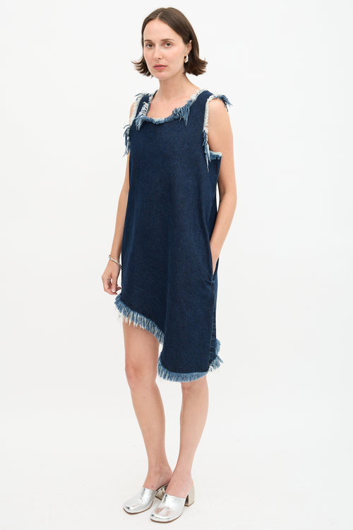 Marques Almeida Denim Sleeveless Dress