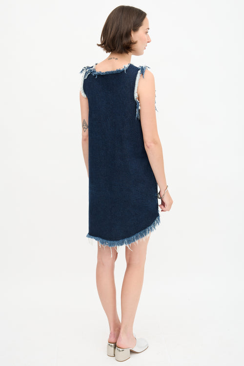 Marques Almeida Denim Sleeveless Dress
