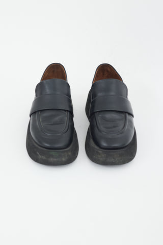 Marsèll Black Leather Gommellone Chunky Loafer