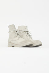 Marsèll Grey Suede Parrucca Lace Up Boot
