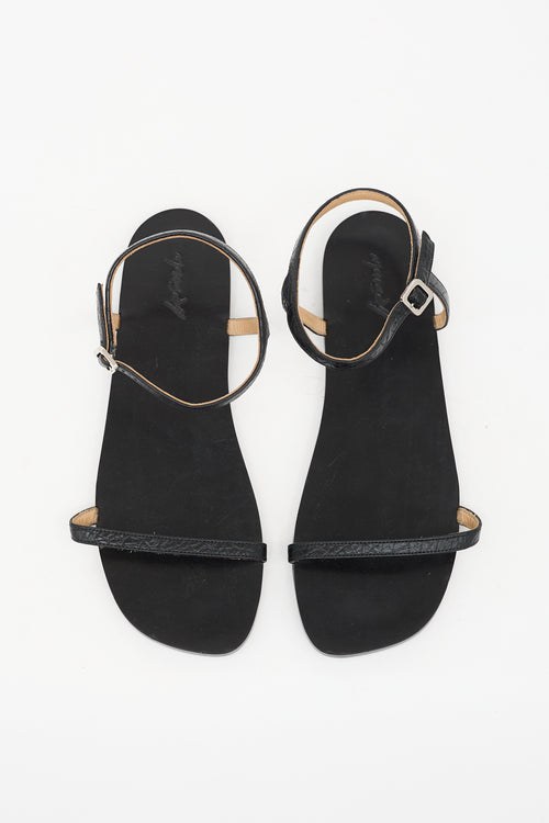 Marsèll Leather Square Toe Sandal