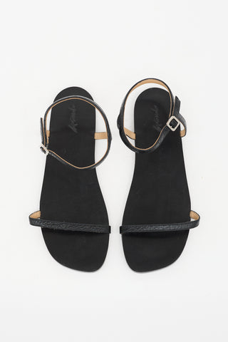 Marsèll Leather Square Toe Sandal