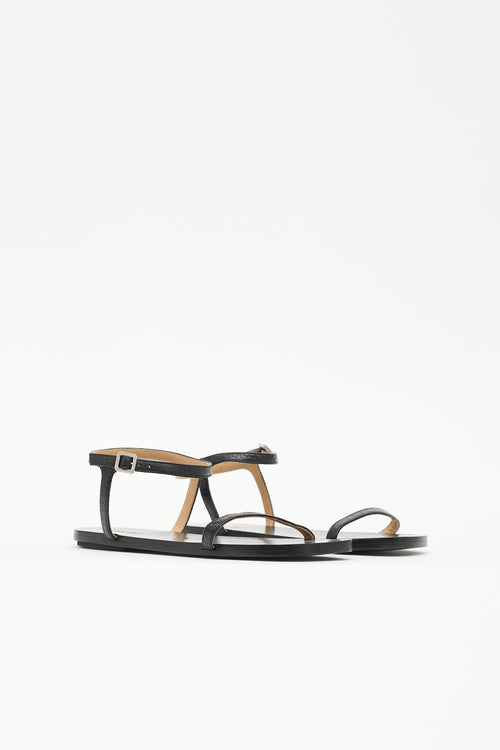 Marsèll Leather Square Toe Sandal