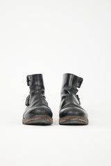 Marsèll Leather Buckled Ankle Boot